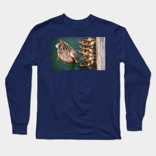 Getting Your Ducks In A Row.... Long Sleeve T-Shirt